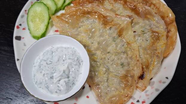 Интересные ПП-рецепты. Чебуреки из рисовой бумаги